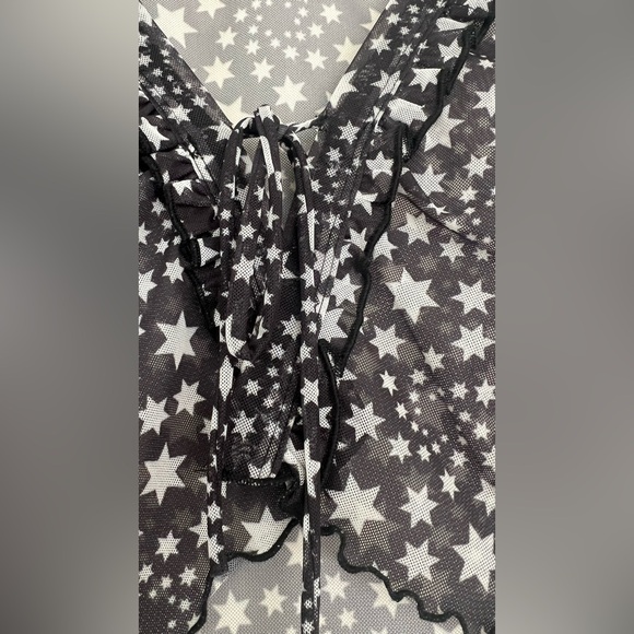 Free People Marne Star Tie-Front Blouse - Picture 6 of 6